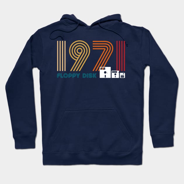 Floppy Disk 1971 Hoodie by DrMonekers